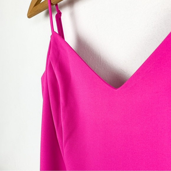 Bardot Lisandra Midi Dress in Pink Shock Sz 8/Medium - Picture 6 of 12